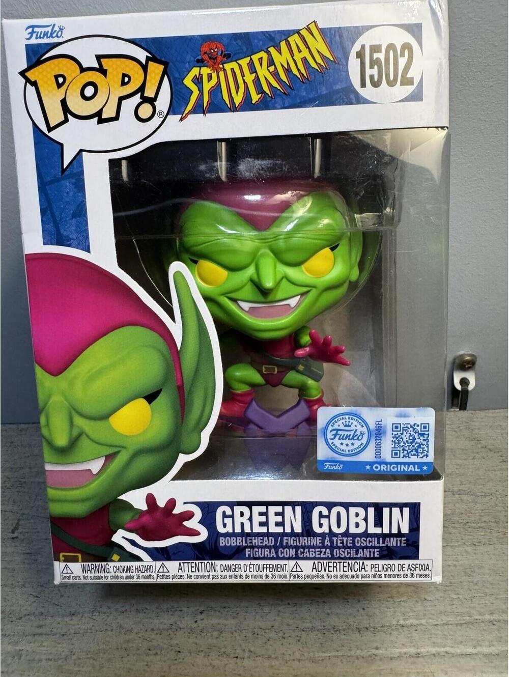 Funko Pop! Marvel Spider-Man Green Goblin #1502 Special Edition Bobble-Head